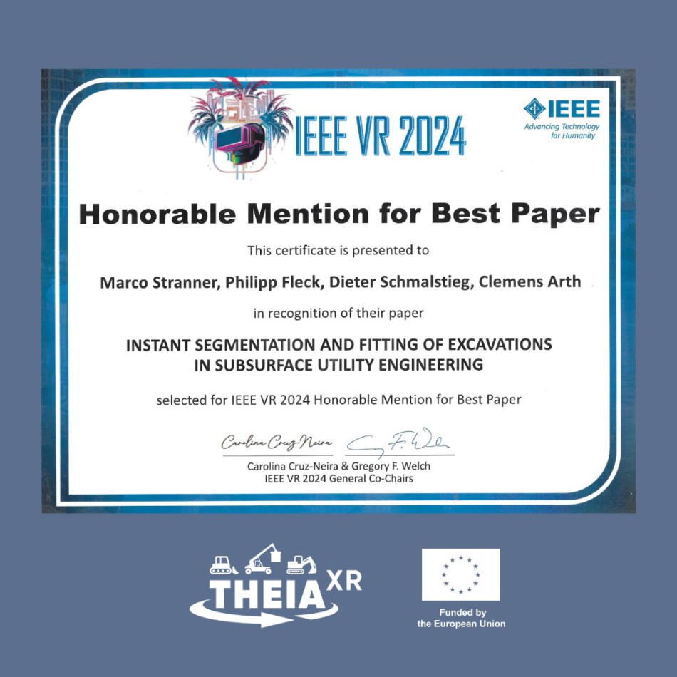 Honorable Mention IEEE VR 2024